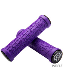 Puños race face grippler 30mm lock on purple