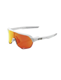 Lentes 100% S2 - Soft Tact Off White - Hiper Red...